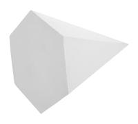 Zerodeko Modèle de Sculpture Géométrique en Gypse Blanc pour Dessin | Croquis Charbon ou Graphite, Pratique en Studio sur Bureau, Surface Lisse et Texture Raffinée pour Étudiants Débutants