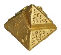 Zerodeko Modèle et Pièce de Collection Antique de Pyramide Égyptienne en Résine Or, Décoration Unique Accessoire Photo pour Maison et Salle de Piano