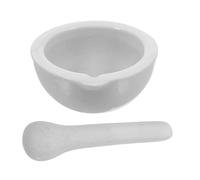 Zerodeko Mortier et Céramique Haute Température pour Laboratoire Ustensile Résistant pour Broyage Épices et Médicaments Pot de Cuisine et Mélangeur