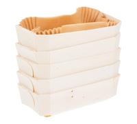 Zerodeko Moule à Gâteau Résistant la Chaleur de Bateau Caissette Papier pour Cuisson de Pâtisseries et Multi-Usages Adapté Four et Congélateur 4.72X2.56X1.50 Pouces