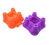 Zerodeko Moule à Gâteau Silicone de Château Flexible et Facile à Nettoyer pour Gâteau D'anniversaire Unique et Luxe, pour Fête et Saint-valentin Couleur Aléatoire