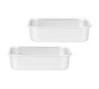 Zerodeko Moule à Toast en Alliage D'aluminium 2pcs, Ustensiles de Cuisson Pratiques et Résistants, Facile à Utiliser et Démouler pour Parties