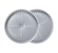 Zerodeko Moule en Silicone Flexible 2 Pièces pour Loisirs Créatifs DIY, Moule à Bûche Non Adhérent Facile à Démouler, pour Résine Époxy et Artisanat