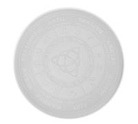 Zerodeko Moule en Silicone Forme Miroir Simple et Design Créatif pour Résine Époxy Blanc - pour Plateaux D'astrologie et Travaux Manuels