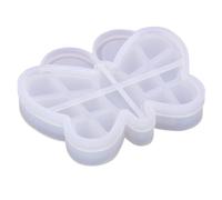 Zerodeko Moule en Silicone pour Boîte de Rangement avec Couvercle, Moule en Résine Époxy, Blanc, Démoulage Facile, Facile à Nettoyer, pour Décoration de Bureau et Présent Famille et Amis