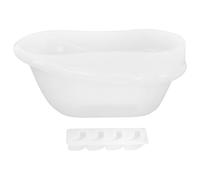 Zerodeko Moule en Silicone Réutilisable et Lavable pour Boîte de Rangement Diy, pour Création Résine et Travaux Manuels, 1 Set Blanc Pratique