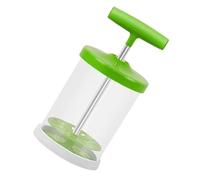 Zerodeko Mousseur à Lait Manuel Portable Double Filtre Batteur de Cuisine Pratique pour Cappuccino Latte et Chaud Gadget de Cuisine Ergonomique Vert