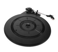 Zerodeko Mouvement de Gramophone Tourne-Disque Rétro en Plastique Noir Mécanisme Avancé et Son Clair pour Décoration Maison et Amateurs de Musique