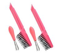 Zerodeko Nettoyant pour Brosses à Cheveux Outil de Nettoyage pour Peignes et Brosses Brosse de Nettoyage pour Enlever les Cheveux