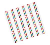 Zerodeko Onglets Adhésifs Alphabet Colorés 25 X 12,5 Mm, 30 Feuilles Autocollantes pour Indexation, Marque-pages pour Classeurs et Cahiers, Onglets de Page Pratiques pour Bureau et Études