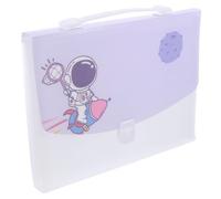 Zerodeko Organisateur de Documents Portable Grand Format Classeur Souple à Soufflet pour Papiers Importants Trieur à Main avec Étiquettes Rangement Dossiers Pratique Couleur Aléatoire