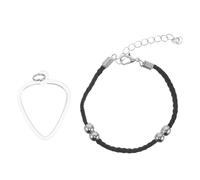 Zerodeko Organisateur de Médiators de Cœur avec Bracelet Pendentif, Rangement Compact en Plastique et Métal pour Basses et Ukulélés, pour Studio et Performances