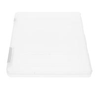 Zerodeko Organisateur De Reçus Clear File Case Portable A4 Document Box Project Case Organizer Desktop Reception Paper Storage Bin Container for Office Voyage Fournitures Scolaires