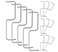 Zerodeko Outil de Fixation S en Fil d'acier Argenté pour Branches de Plants et Arbres Fruitiers, Résistant Stress, Facile à Utiliser en Intérieur et Extérieur