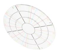 Zerodeko Outil de Sculpture en Acrylique Blanc, Design Compact et Portable pour Artistes Céramistes Professionnels, pour Atelier et Poterie, Gabarit de Division Égal