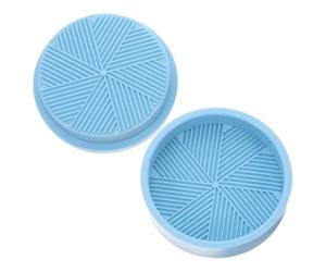 Zerodeko Outil Manuel pour Enlever les Enveloppes de Blé et Riz, Machine à Moudre les Grains en Plastique Blanc, Portable et Facile à Entretenir, Plateau Rond pour Petits Foyers