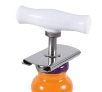 Zerodeko Ouvre-bouteille et Ouvre-bocal Acier Inoxydable Ergonomique Antidérapant pour Cuisine Ouverture Simple de Bouteilles et Bocaux Adapté aux Mains Adultes et Seniors