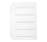 Zerodeko Pages de recharge pour présentoir à ongles en acrylique à | Présentoir à échantillons de vernis à ongles, à rabat, feuilles transparentes, vitrines pour vernis à ongles destinées