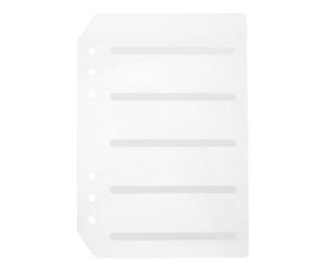 Zerodeko Pages de recharge pour présentoir à ongles en acrylique à | Présentoir à échantillons de vernis à ongles, à rabat, feuilles transparentes, vitrines pour vernis à ongles destinées