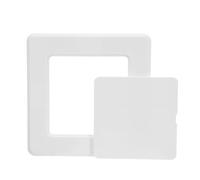 Zerodeko Panneau D'accès en Plastique Abs pour Cloisons Sèches, Panneau de Réparation de Plafond Blanc Intégration sans Couture, pour Plomberie et Systèmes Électriques en Pièces