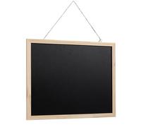 Zerodeko Panneau Tableau Noir en Bois à Surface Lisse, Petit Tableau Mural Simple Face pour Décoration la Cuisine ou Enseignement, Style Rustique Élégant
