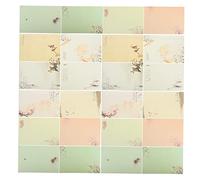 Zerodeko Papier à Lettres Vintage Élégant 80pcs en Papier Coloré pour Écriture Fluide, Style Classique, pour Festivals et Correspondance Raffinée