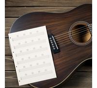 Zerodeko Papier à Tablatures de Guitare Vierge 85 Feuilles Cahier de Musique sans Classeur Papier à Portée pour Écrire Partitions et Accords Format Portable pour Entraînement et
