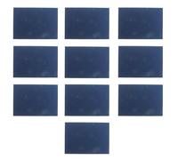 Zerodeko Papier Cartonné pour Impression A4 200g - Lot de 10 Feuilles de Couverture Double Face Texturée Sable Bleu Foncé - Matériaux de Couverture Reliure de Livres et Loisirs