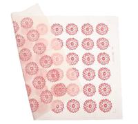 Zerodeko Papier de Transfert pour Poterie Motifs Floraux Rouges, Utilisation Polyvalente, Motifs Délicats, Résistant la Décoloration, pour Artistes et Céramistes