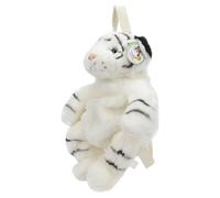 Zerodeko Paquet à Dos en Peluche Tigre Confortable pour Garçon et Filles Bretelles Réglables, Paquet D'élève en Coton Pp Forme Poupée Mignonne pour École Maternelle et Primaire