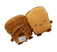 Zerodeko Paquet de 1 Paire de Moufles Chauffants USB Épais pour Adultes à Motifs Cartoon de Chauffe-Mains Chauds et Confortables pour Usage Quotidien Hiver