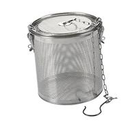 Zerodeko Passoire à Épices En Acier Inoxydable 12x13cm Filtre à Saumure Panier à Assaisonnement Infuseur à Thé Pratique Cuisine Soupes Braisés