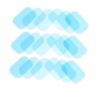 Zerodeko Patch Hydrogel Ceinture Abdominale 50 Pièces 6x4 Cm Coussinets Gel Professionnels Remplaçables, Stimulation Musculaire Portable Fitness Sport Musculature Abdominale