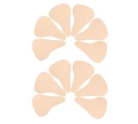 Zerodeko Patchs de Protection Solaire Visage Ultrafins en Hydrogel Respirant, Couverture Précise pour Activités Extérieures comme Golf, 6 Paires Confortables en Tissu Élastique