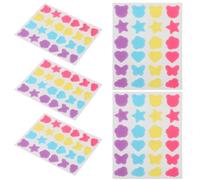 Zerodeko Patchs Faciaux Hydrocolloïdes Colorés 24 Autocollants par Feuille, Facile à Appliquer, Reste en Place, pour Éliminer Taches et Imperfections Visage