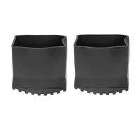 Zerodeko Patins Antidérapants en Caoutchouc Lot de 2 2,5 Pouces Coussinet Carré pour Pieds Escabeau Pliable Usage Intérieur Sécurisé