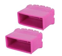 Zerodeko Patins d'Échelle Antidérapants en Caoutchouc Lot de 2 pour Échelles de Chantier Embouts Isolants et Protection Renforcée pour Usage Professionnel