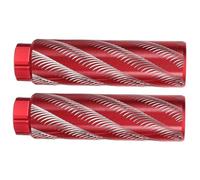 Zerodeko Pédales Vélo Aluminium Antidérapantes Accessoires Cyclisme Robustesse et Sécurité pour Rehausseur Guidon Vélo Compatible Axes Arrière