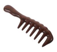 Zerodeko Peigne de Massage en Bois de Santal Violet Taille Moyenne Naturel pour Femmes Soins Capillaires Usage Quotidien