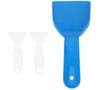 Zerodeko Pelle à Dégivrer pour Réfrigérateur en PP Bleu, Lot de 3 Pièces, Design Ergonomique pour Enlever la Glace la Neige à Domicile en Magasin