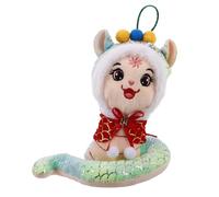 Zerodeko Peluche Snake Mascotte de Année Serpent pour Décoration de an Chinois Peluche pour Célébrations et