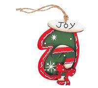 Zerodeko Pendentif en Bois Ornements d'arbre De Noël Guirlande Porte Décor De Noël D'époque Clinquant Décor Suspendu Bonhomme De Neige Pendaison Or De Plein Air Éclairé en Bois
