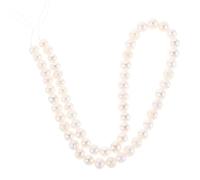 Zerodeko Perles Naturelles Enfilage Facile Chaîne Perles Eau Blanc pour Fabrication Bijoux DIY Colliers Bracelets