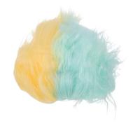Zerodeko Perruque amusante pour Halloween, perruque troll à flammes pour | Perruque unisexe à cheveux extravagants, coiffe colorée pour cosplay, fêtes, carnaval et accessoires de déguisement de clown