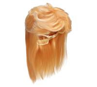 Zerodeko Perruque Mulet Blonde Synthétique Coupe Mulet Années pour Homme Accessoire Déguisement Halloween Soirée