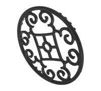 Zerodeko Petit Anneau Support à Casseroles Rond En Fer, Plat Et Compact, Compatible Plaque De Cuisson Gaz, Chauffage Uniforme, Ustensiles Wok Et Poêles, Accessoire La Cuisine Pratique