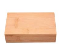 Zerodeko Petite Boîte en Bois Naturel Couvercle, Boîte de Rangement Compacte pour Bijoux et Mooncakes, Design Rustique Maison Bureau