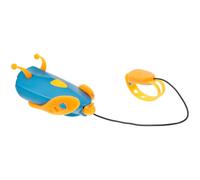 Zerodeko Phare de Vélo Rechargeable Trompette, pour Garçon et Filles, Bleu | Plastique, Style Simple et Créatif, Installation Facile, Usage Pratique, Signal Sonore, Accessoire de Guidon