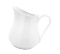 Zerodeko Pichet à Lait en Céramique Poignée 250 Ml, Résistant la Chaleur, Multifonction pour Café et Sauces, Usage Domestique et Restauration,