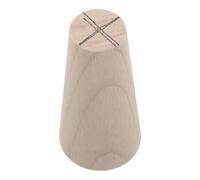 Zerodeko Pieds de Meubles en Bois Massif Ronds 5x10 Cm Pieds de Canapé en Bois Naturel pour Remplacement Meubles Salon Robustes et Faciles à Nettoyer Usage